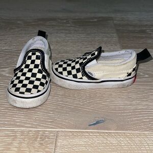 Vans Classic Checkerboard Slip-On Baby Walker Size 5